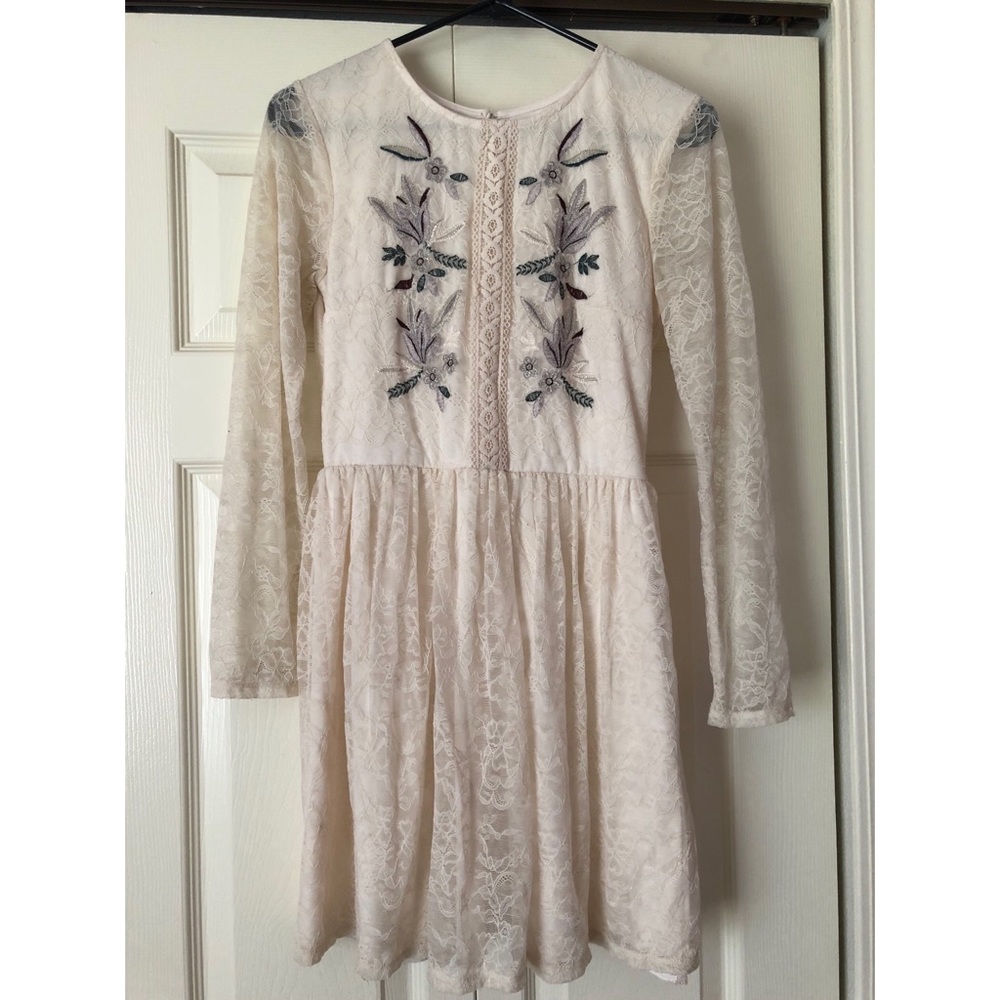 Off-White Lace Dress